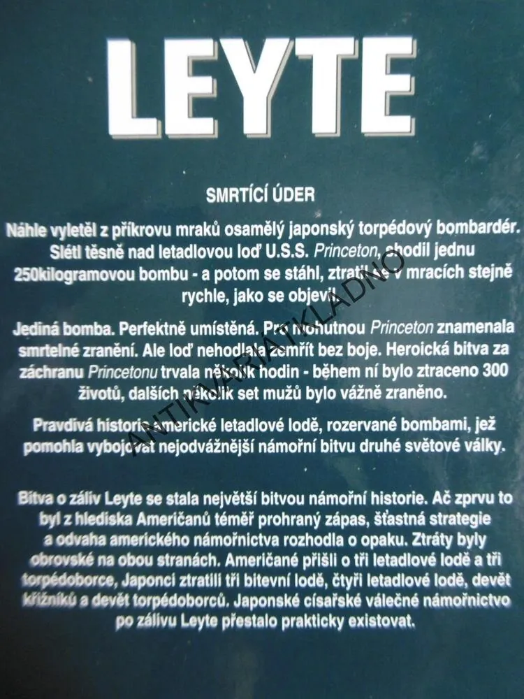 BITVA V ZÁLIVU LEYTE, ZÁNIK LETADLOVÉ LODI PRINCETON, EDWIN P.HOYT, **an