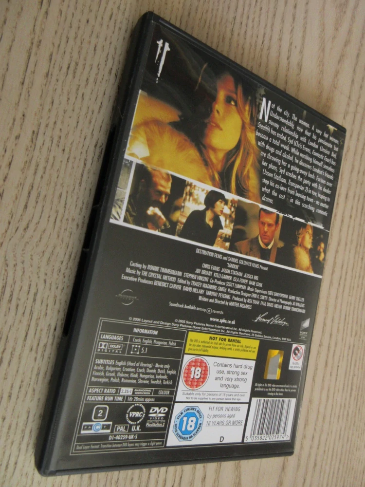 LONDON, STATHAM, GB OBAL, ČESKÁ VERZE, DVD FILM