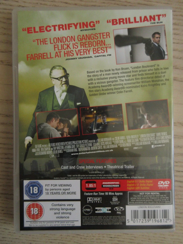 LONDÝNSKÝ GANGSTER, GB OBAL, ČESKÁ VERZE, DVD FILM