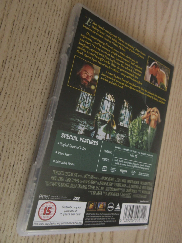 VELKÉ NADĚJE, GB OBAL, ČESKÉ TITULKY, DVD FILM