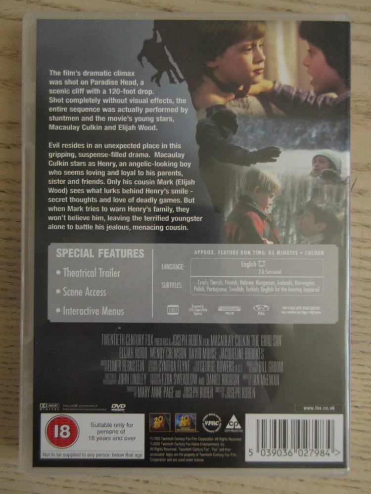 DOBRÝ SYNEK, GB OBAL, ČESKÉ TITULKY, DVD FILM
