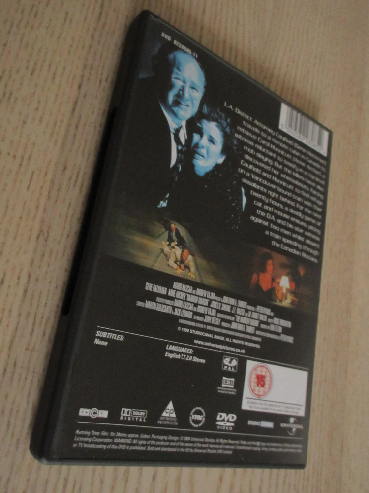 NEBEZPEČNÝ ÚTĚK,G.HACKMAN, GB OBAL, ČESKÁ VERZE, DVD FILM
