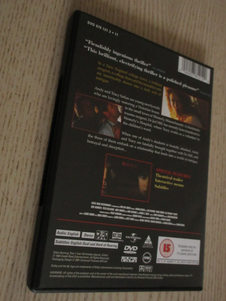 V MOCI POSEDLOSTI, N.KIDMAN, GB OBAL, ČESKÁ VERZE, DVD FILM