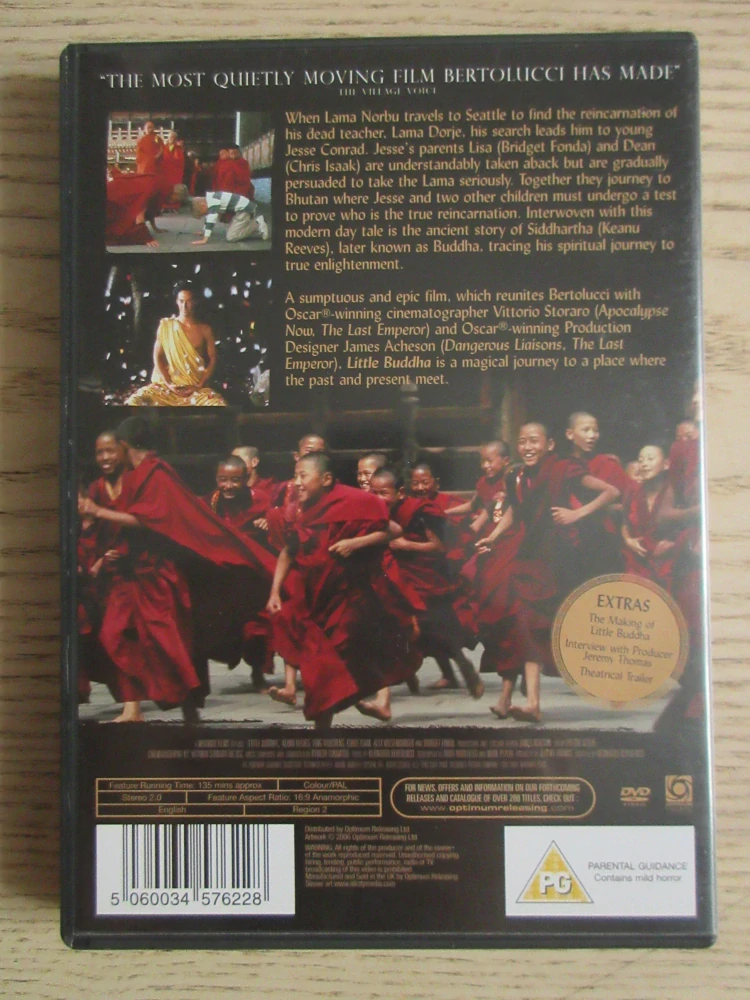 MALÍ BUDDHA, K.REEVES, B.FONDA, GB OBAL, ČESKÁ VERZE, DVD FILM