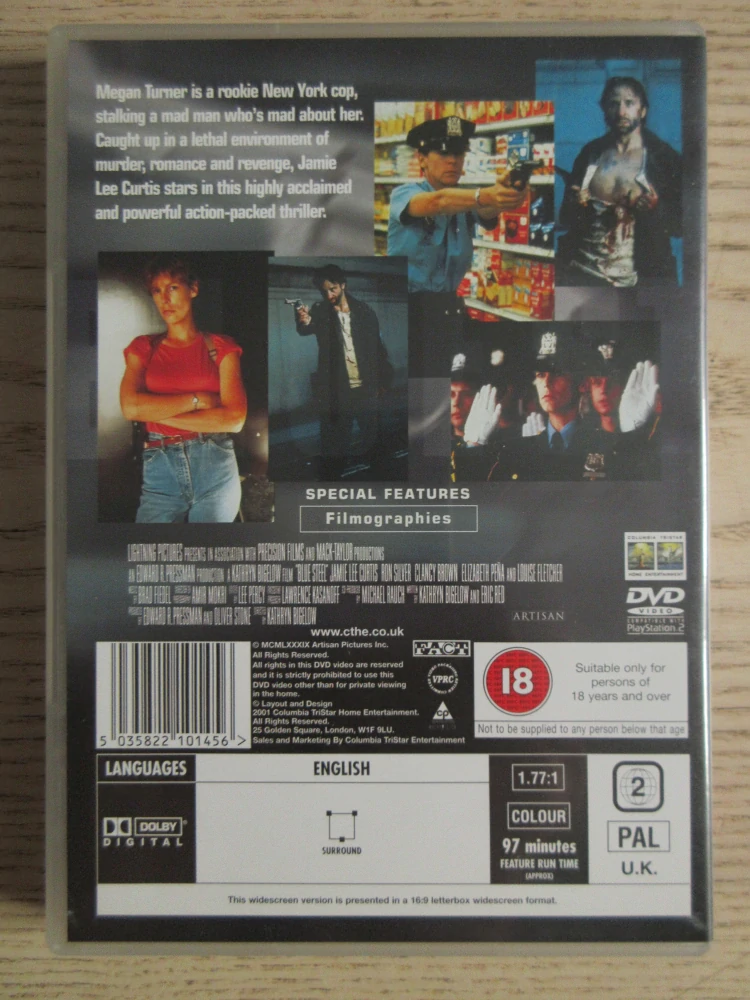 MODRÁ OCEL, J.L.CURTIS, GB OBAL, ČESKÁ VERZE, DVD FILM