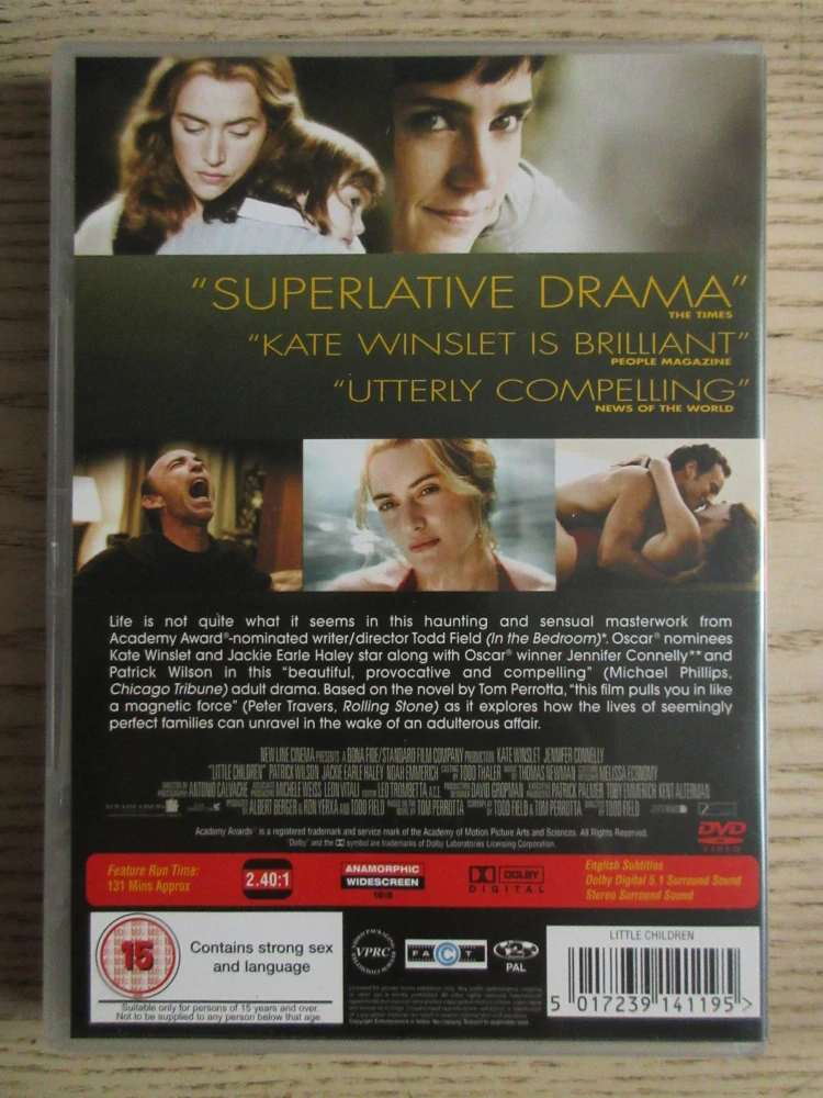 JAKO MALÉ DĚTI, K.WINSLET, GB OBAL, ČESKÁ VERZE, DVD FILM