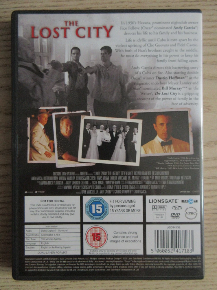 ZTRACENÉ MĚSTO, D.HOFFMAN, GB OBAL, ČESKÁ VERZE, DVD FILM