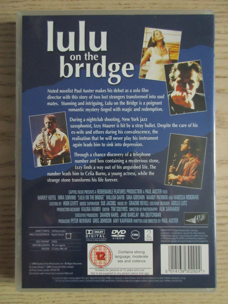 LULU, W.DAFOE, GB OBAL, ČESKÁ VERZE, DVD FILM