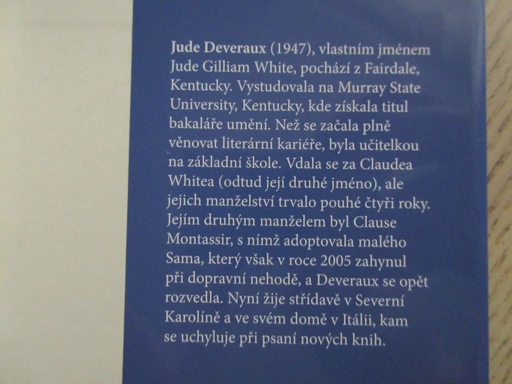 MÉ SRDCE SI TĚ NAJDE, JUDE DEVERAUX, **an