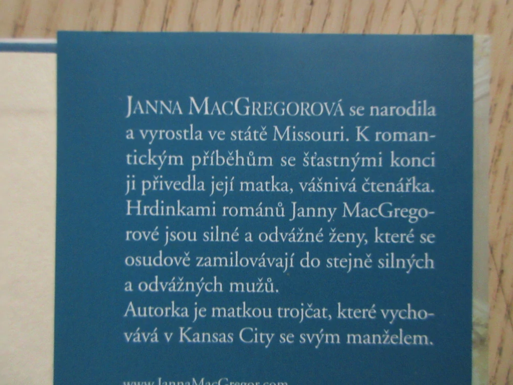 VÉVODA V PRAVÝ ČAS, JANNA MACGREGOROVÁ, **an