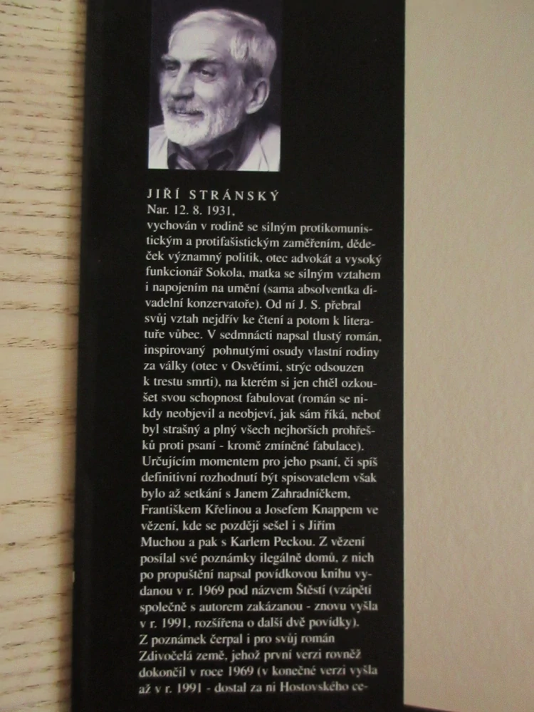 ZDIVOČELÁ ZEMĚ, AUKCE, JIŘÍ STRÁNSKÝ, **an