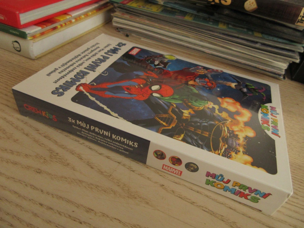 3X MŮJ PRVNÍ KOMIKS, SPIDER-MAN, AVENGERS, STRÁŽCI GALAXIE, **an