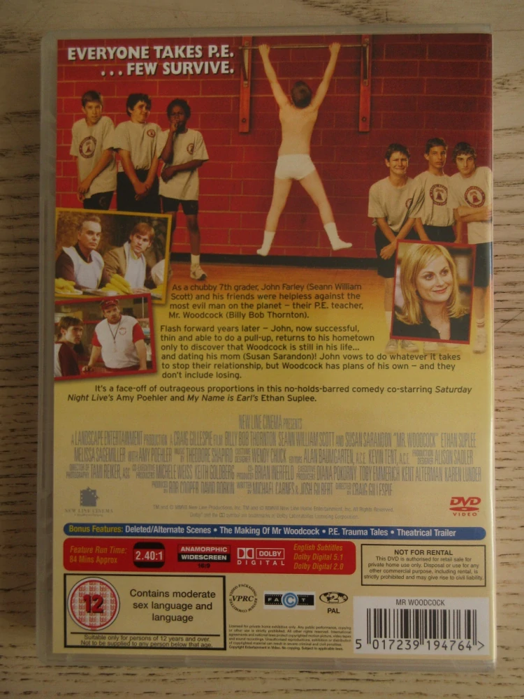 PAN TĚLOCVIKÁŘ, S.SARANDON, GB OBAL, ČESKÁ VERZE, DVD FILM