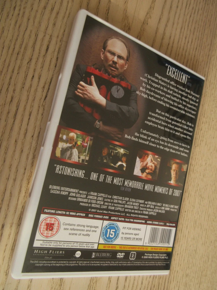 BYL TO TICHÝ MUŽ, C.SLATER, GB OBAL, ČESKÉ DVD FILM