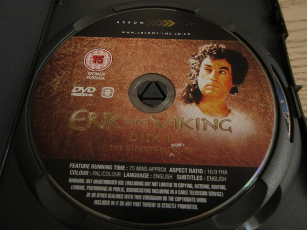 ERIK VIKING, T.ROBBINS, GB OBAL, ČESKÉ 2X DVD FILM