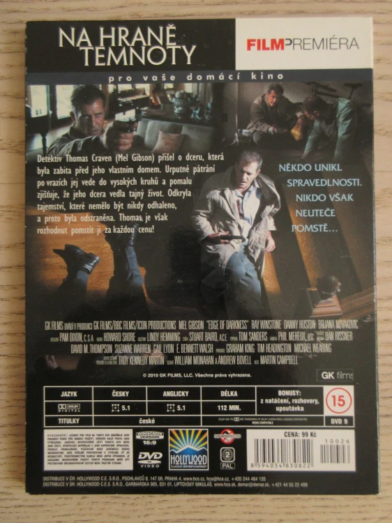 NA HRANĚ TEMNOTY, M. GIBSON, DVD FILM