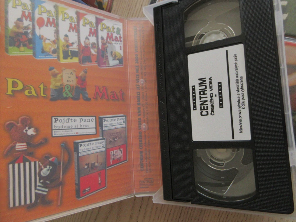 PRINC A VEČERNICE, TŘETÍ PRINC, TŘI OŘÍŠKY PRO POPELKU, L. ŠAFRÁNKOVÁ, 3X VHS VIDEOKAZETA