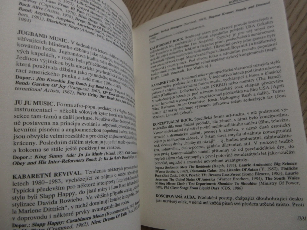 ROCKOVÉ SMĚRY A STYLY, JOSEF VLČEK, **an