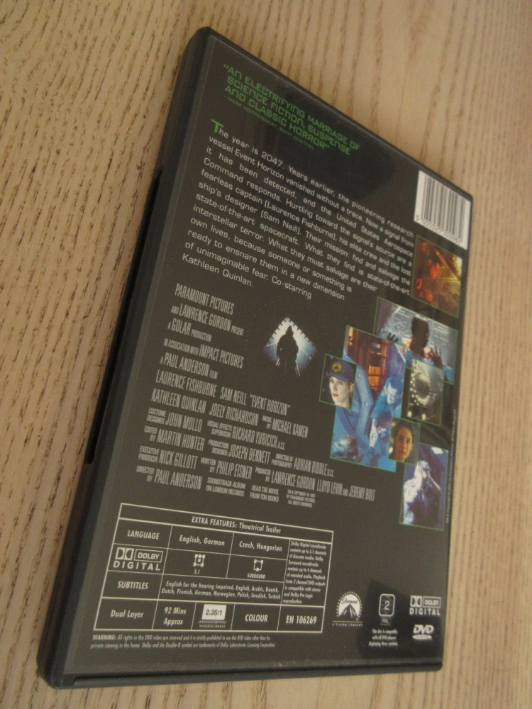 HORIZONT UDÁLOSTÍ, S.NEIL, J.ISSACK, GB OBAL, ČESKÉ TIT. DVD FILM