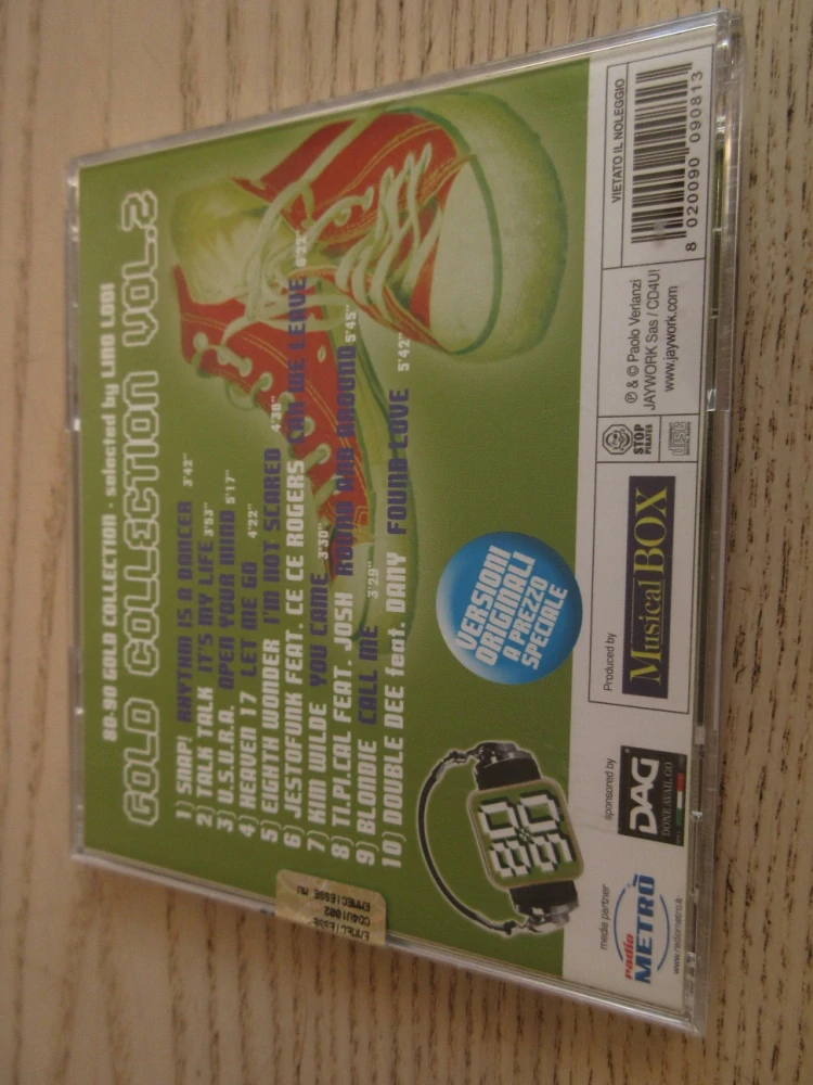 80-90 GOLD COLLETION VOL. 2, CD HUDBA