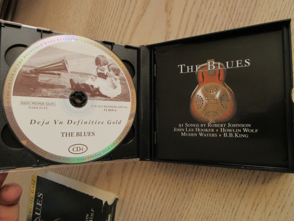THE BLUES, 5X CD HUDBA