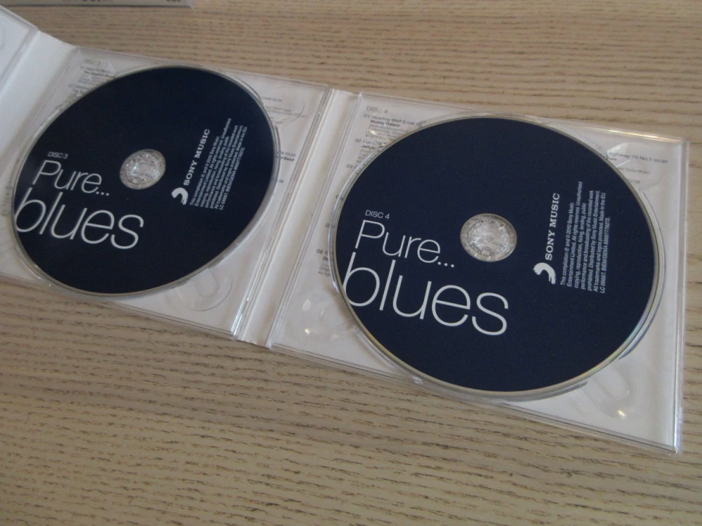PURE... BLUES, 4X CD HUDBA