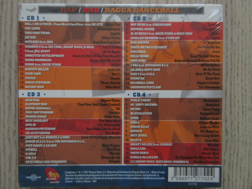 I LOV' BLACK MUSIC VOL. 1, 4X CD HUDBA
