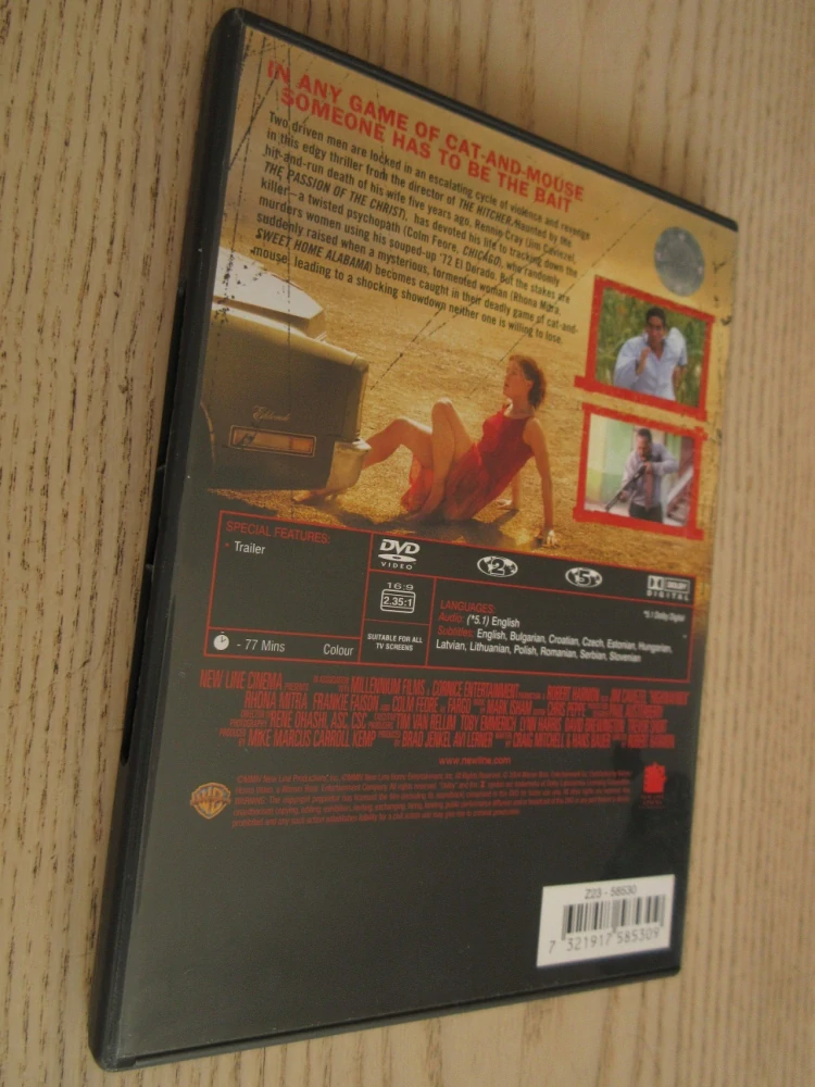 SMRT NAA DÁLNICI, J.CAVIEZEL, ČESKÉ TITULKY, DVD FILM