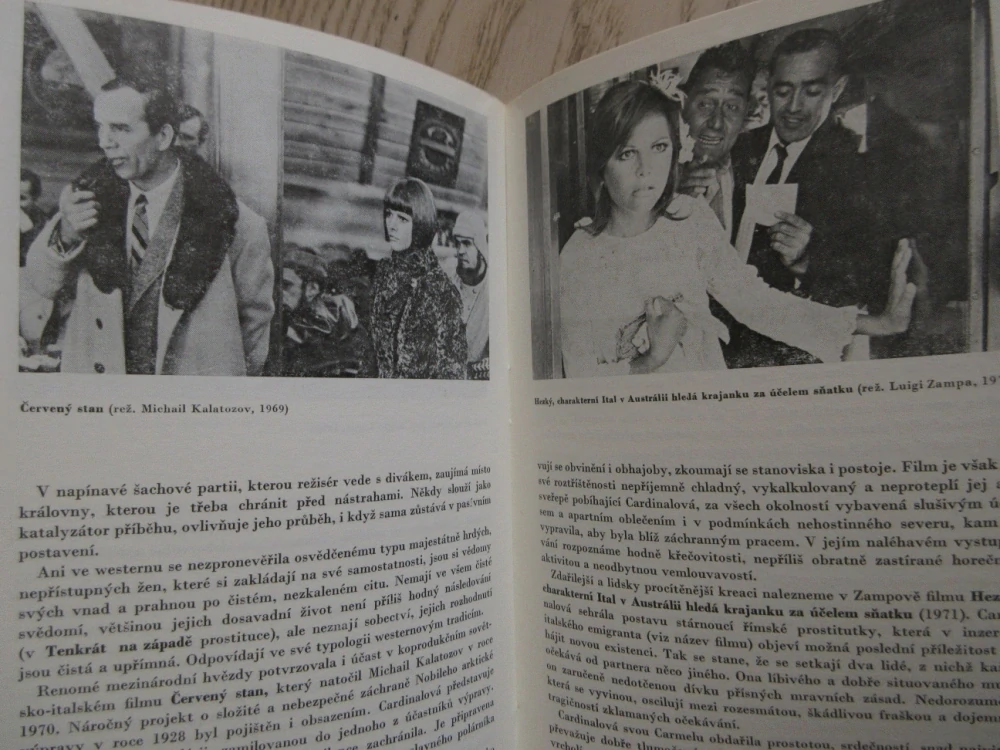 CARDINALOVÁ CLAUDIA, FILMOVÝ SEŠIT, **an