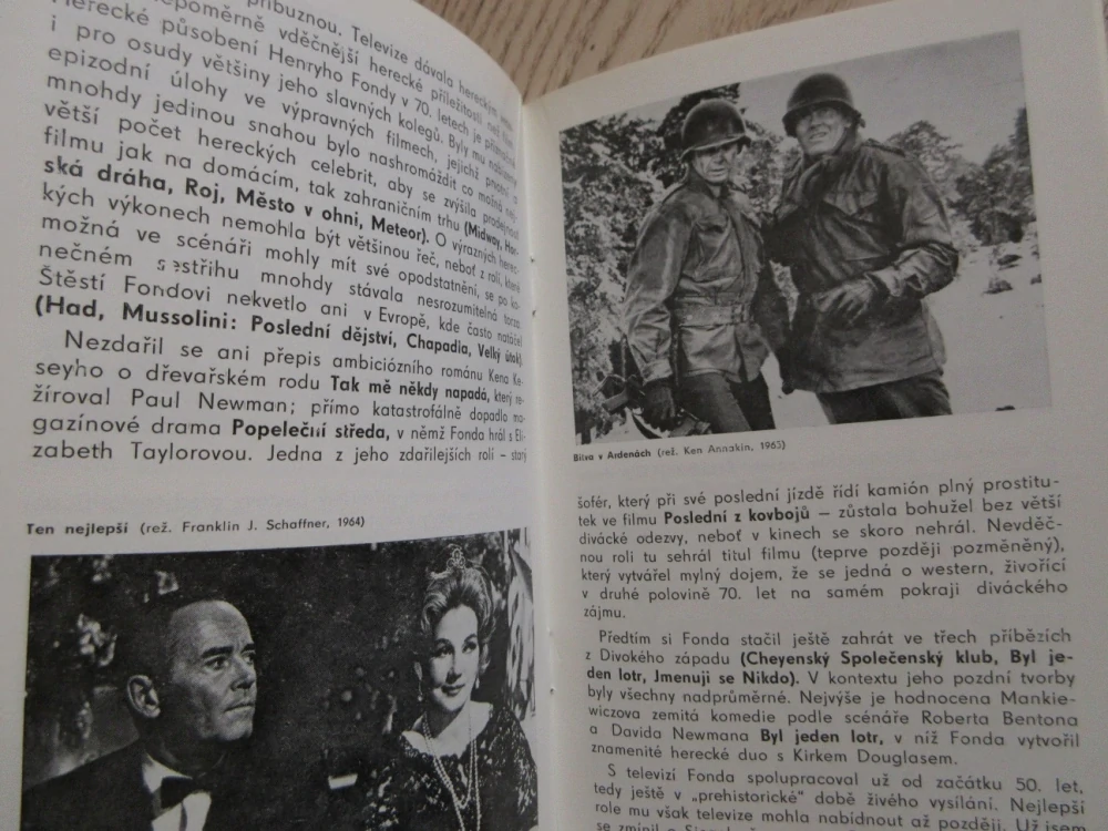 FONDA HENRY, FILMOVÝ SEŠIT, **an