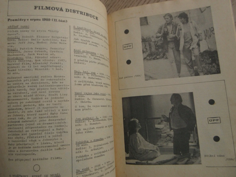 ZPRAVODAJ ČESKOSLOVENSKÉHO FILMU, Č. 10/1989, **an