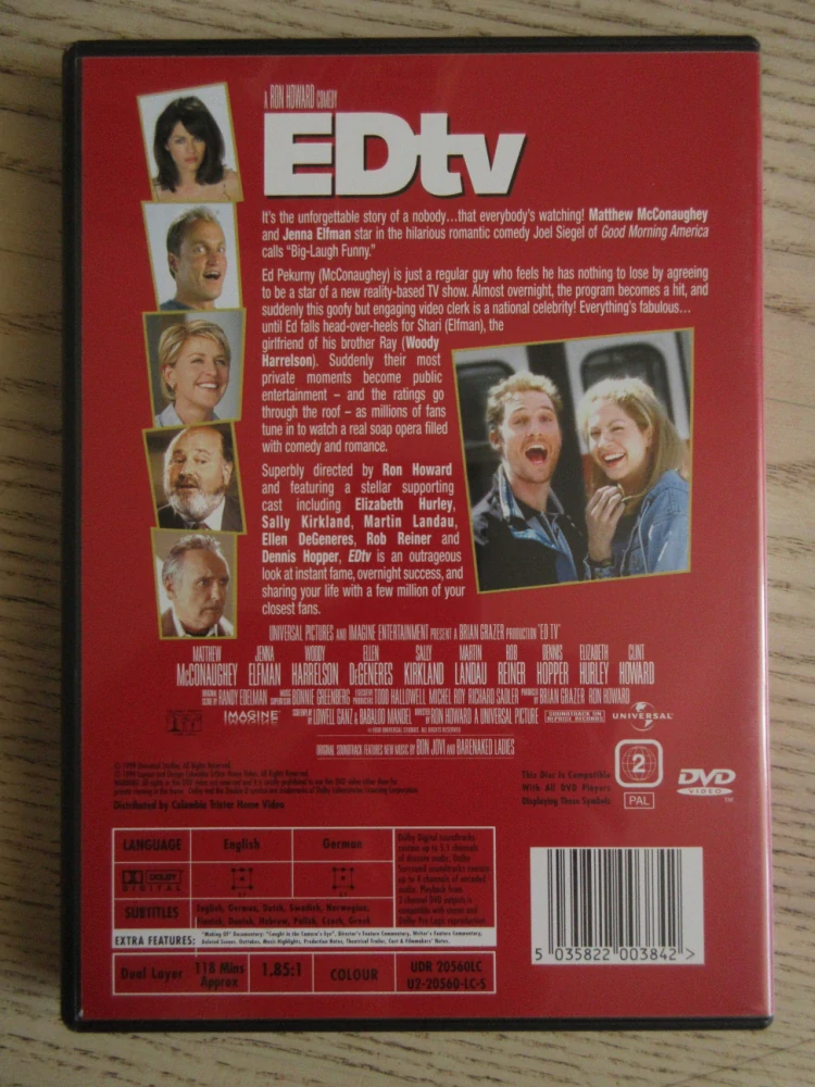 ED TV, M.MCCONAUGHEY, GB OBAL, ČESKÉ TIT. DVD FILM