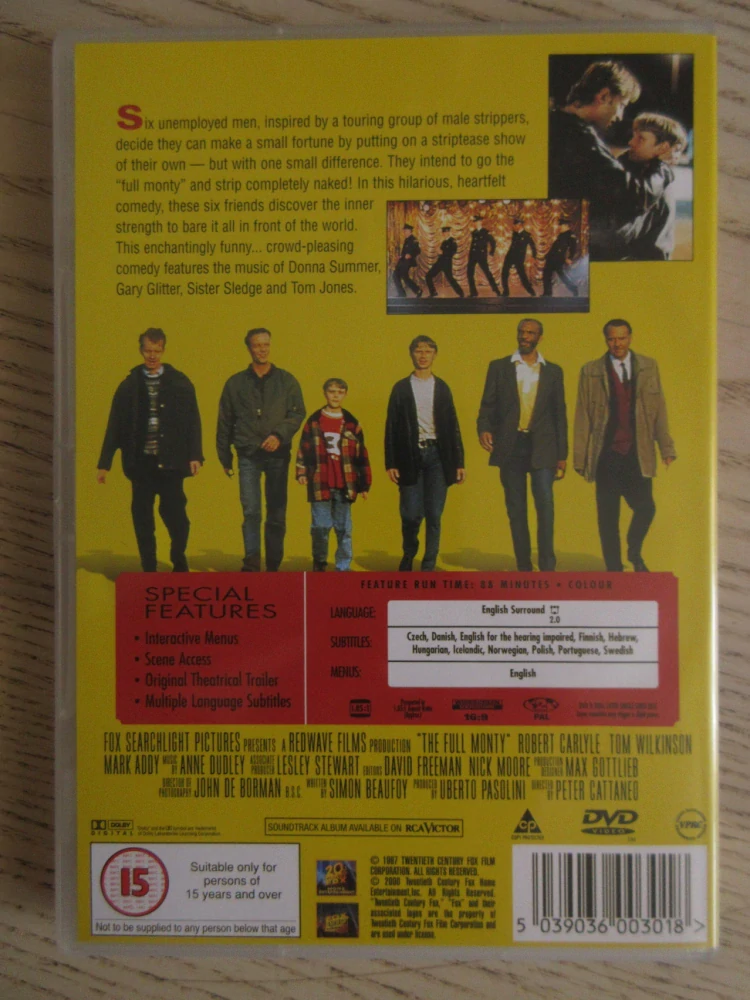 DO NAHA! , R.CARLYLE, GB OBAL, ČESKÉ TITULKY, DVD FILM