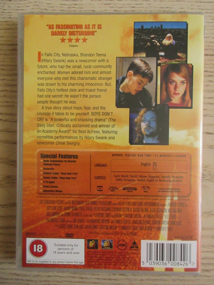 KLUCI NEPLÁČOU, H.SWANK, GB OBAL, ČESKÉ TIT. DVD FILM