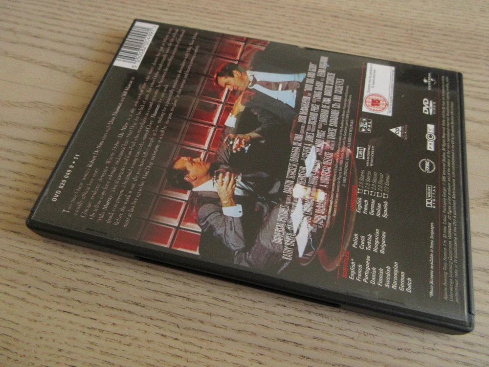 VZTEKLEJ PES A GLORYE, R.DE NIRO, U.THURMAN, GB OBAL, ČESKÉ TITULKY, DVD FILM