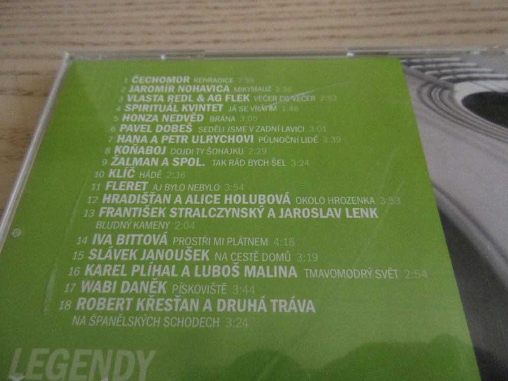 LEGENDY ČESKÉHO FOLKU 2., NEDVĚD, ČECHOMOR,NIHAVICA, DANĚK, AJ., CD HUDBA