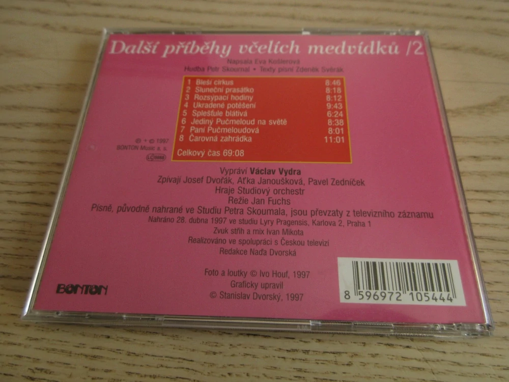 DALŠÍ PŘÍBĚHY VČELÍCH MEDVÍDKŮ, 2., ZDENĚK SVĚRÁK,CD MLUVENÉ SLOVO A HUDBA