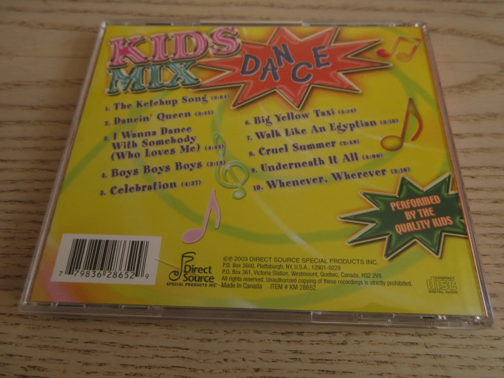 KIDS MIX DANCE, KETCHUP SONG,SHAKIRA, AJ.CD HUDBA