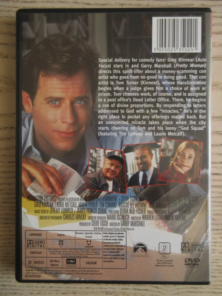 BOŽSKÁ LEST, G.KINNEAR, GB OBAL, ČESKÉ TITULKY, DVD FILM