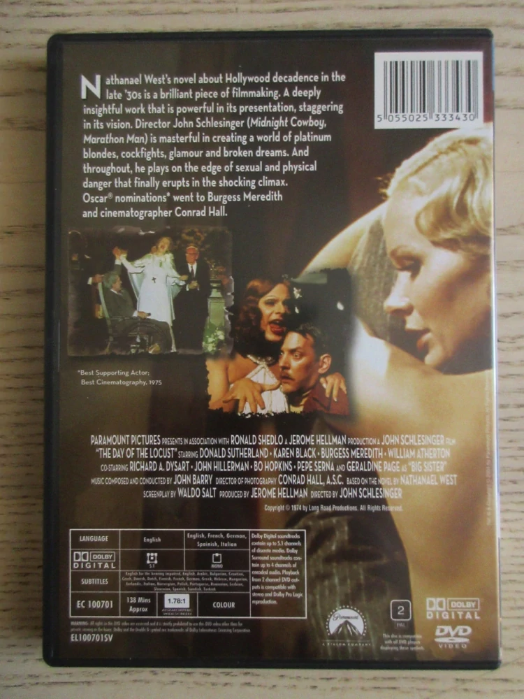 DEN KOBYLEK, D.SUTHERLAND, GB OBAL, ČESKÉ TITULKY, DVD FILM