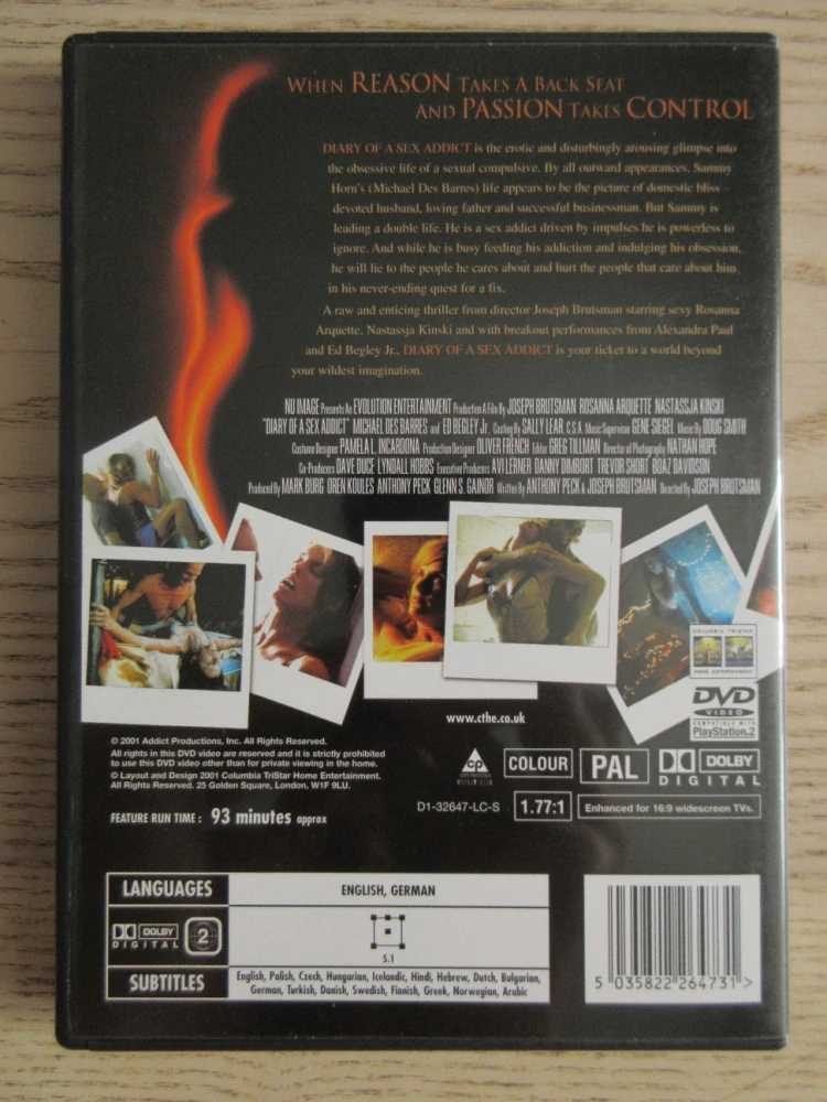DENÍK SEXUÁLNÍCH OBĚTÍ, EVA JENÍČKOVÁ, N.KINSKI GB OBAL, ČESKÉ TITULKY, DVD FILM