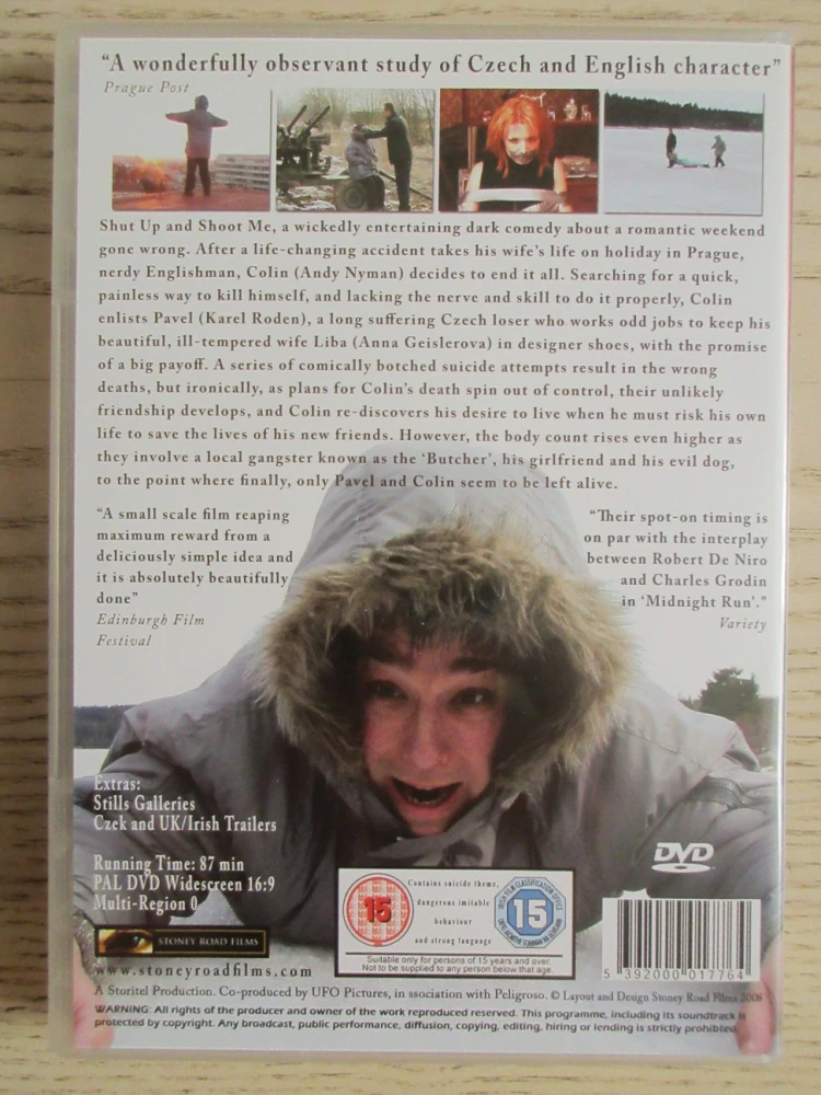 SKLAPNI A ZASTŘEL MĚ, K.RODEN, GB OBAL, ČESKÉ TIT. DVD FILM