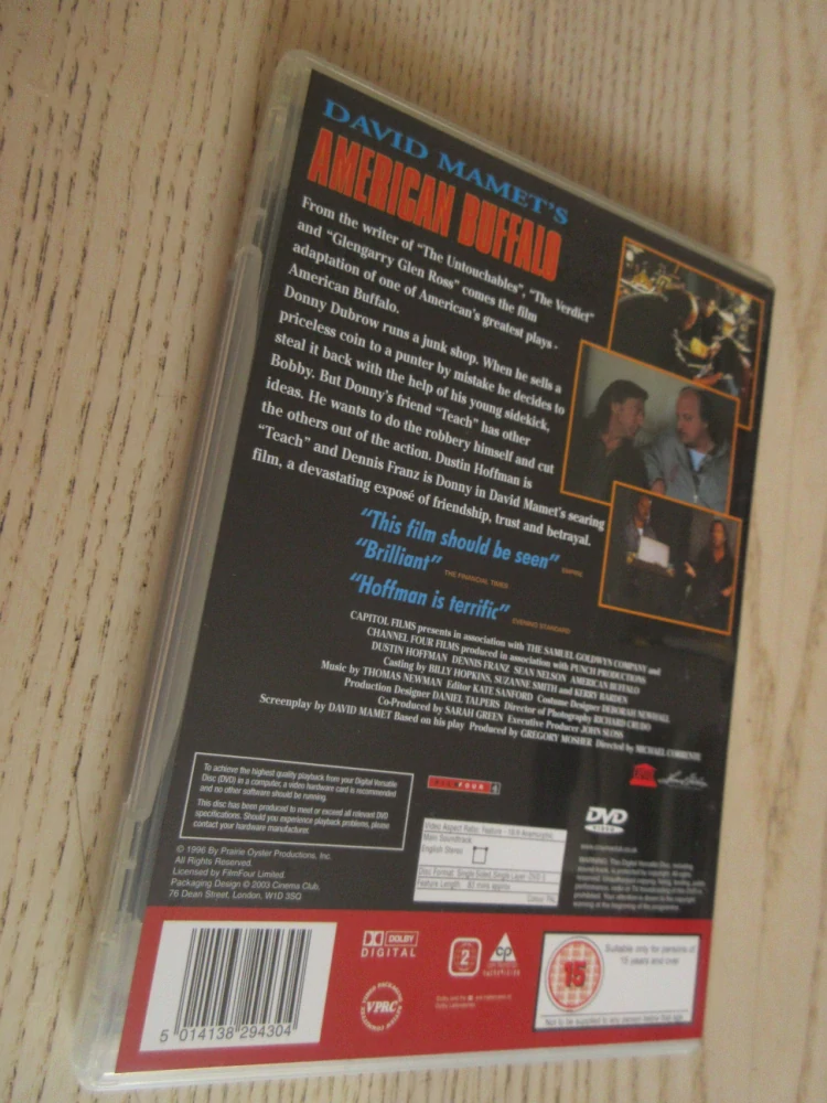 JAK UKRÁST BIZONA, D.HOFFMAN, GB OBAL, ČESKÉ DVD FILM
