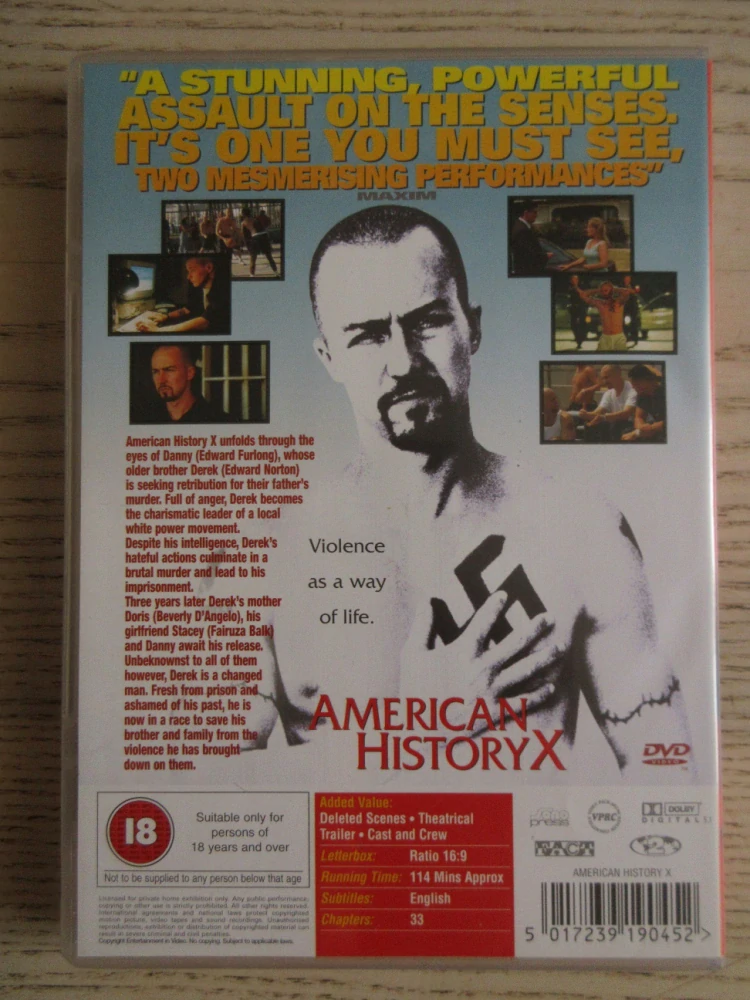 KULT HÁKOVÉHO KŘÍŽE, E.NORTON, GB OBAL, ČESKÉ DVD FILM