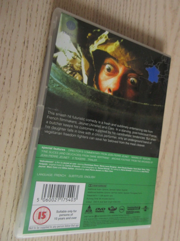 DELIKATESY, GB OBAL, ČESKÉ TIT. DVD FILM