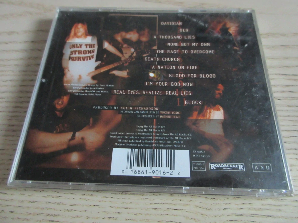 MACHINE HEAD, BURN MY EYES, CD HUDBA