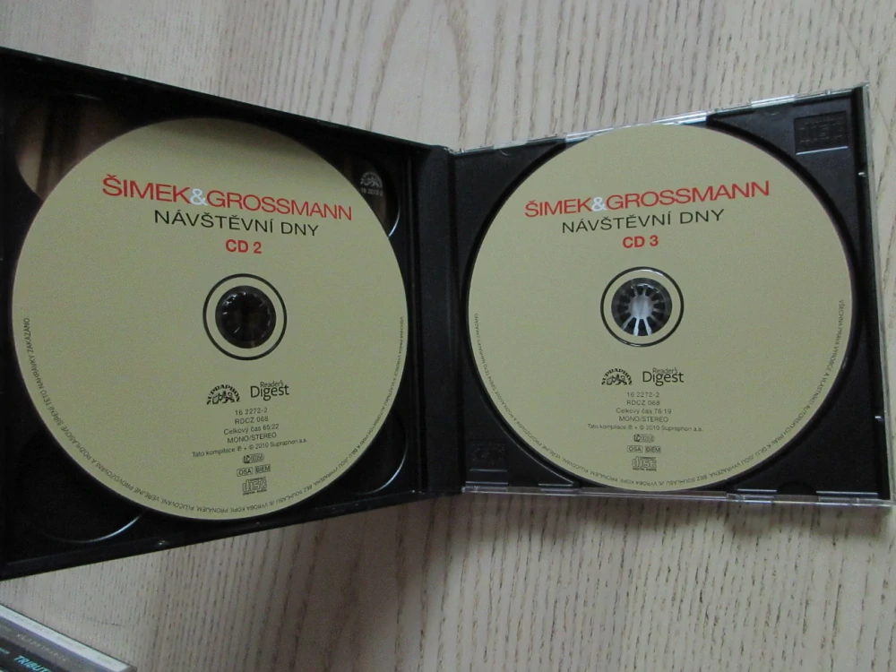 NÁVŠTĚVNÍ DNY, ŠIMEK GROSSMANN, 3X CD MLUVENÉ SLOVO