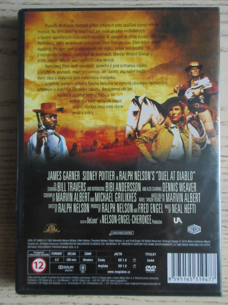 SOUBOJ U EL DIABLO, GARNER, POITIER, DVD FILM
