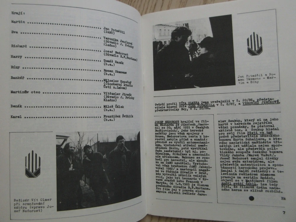 ZPRAVODAJ ČESKOSLOVENSKÉHO FILMU, Č. 15/1987, **an