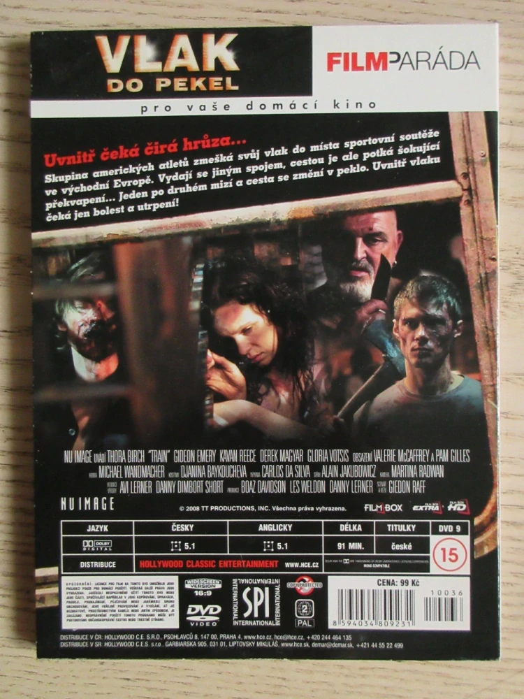 VLAK DO PEKEL, T. BIRCH, DVD FILM